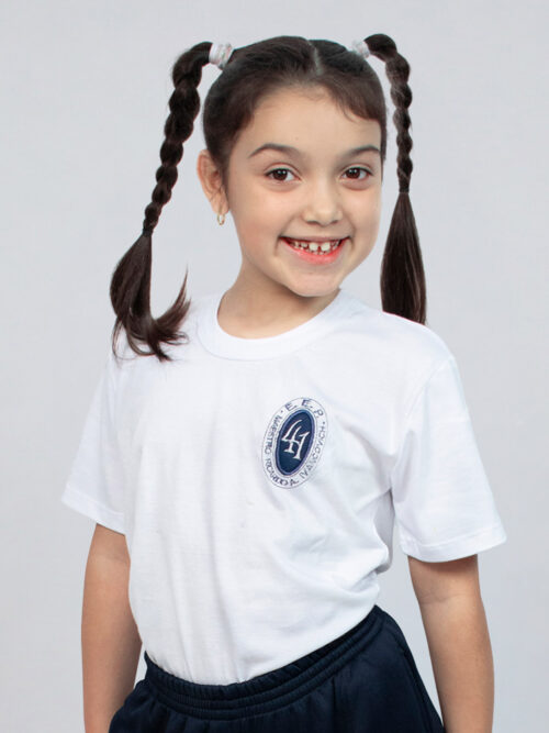 Remera EEP N° 41 Manga Corta con Bordado Institucional