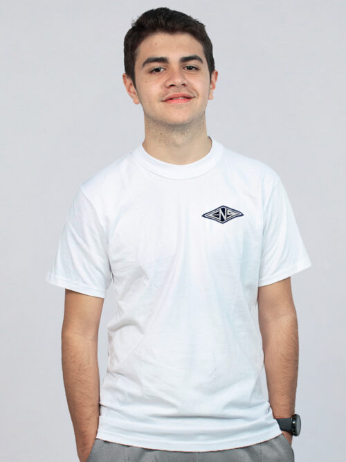 Remera Manga Corta Escuela Normal Sarmiento Secundario con Bordado Oficial
