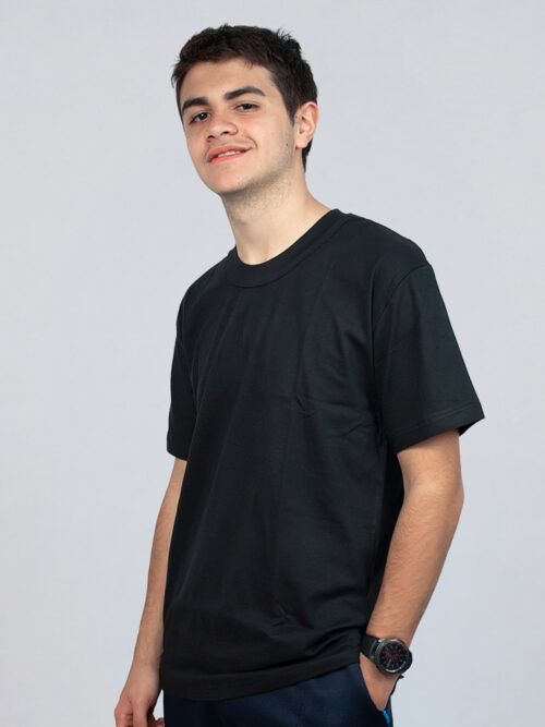 Remera Lisa de Algodón Manga Corta Varios Colores