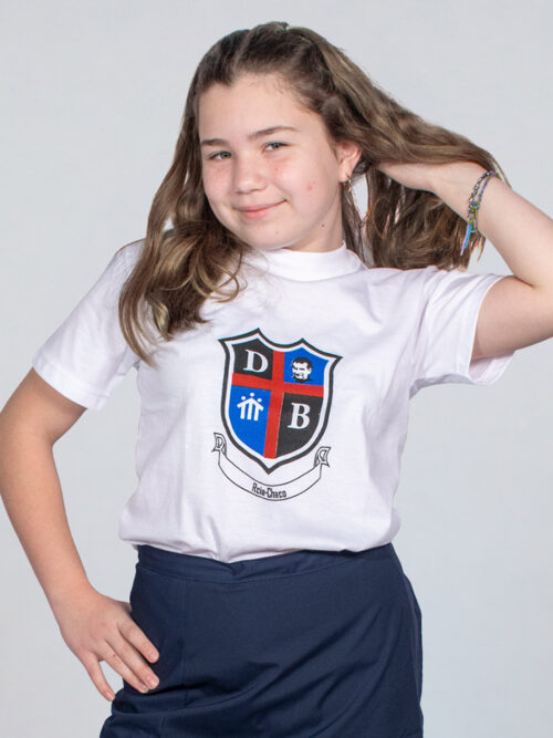 Remera Colegio Don Bosco Manga Corta con Estampado Institucional