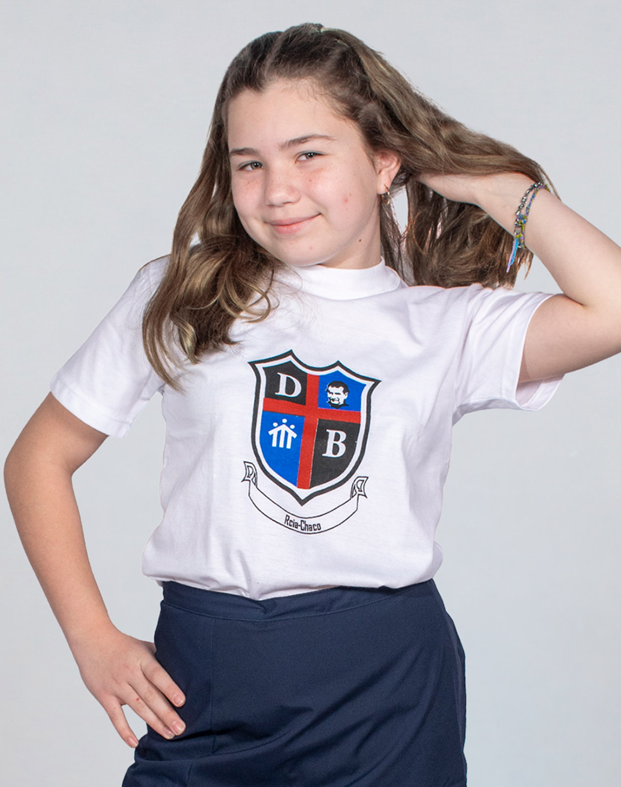 Remera Colegio Don Bosco Manga Corta con Estampado Institucional