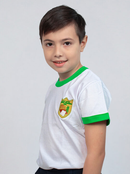 Remera EEP N° 116 Manga Corta con Bordado Institucional