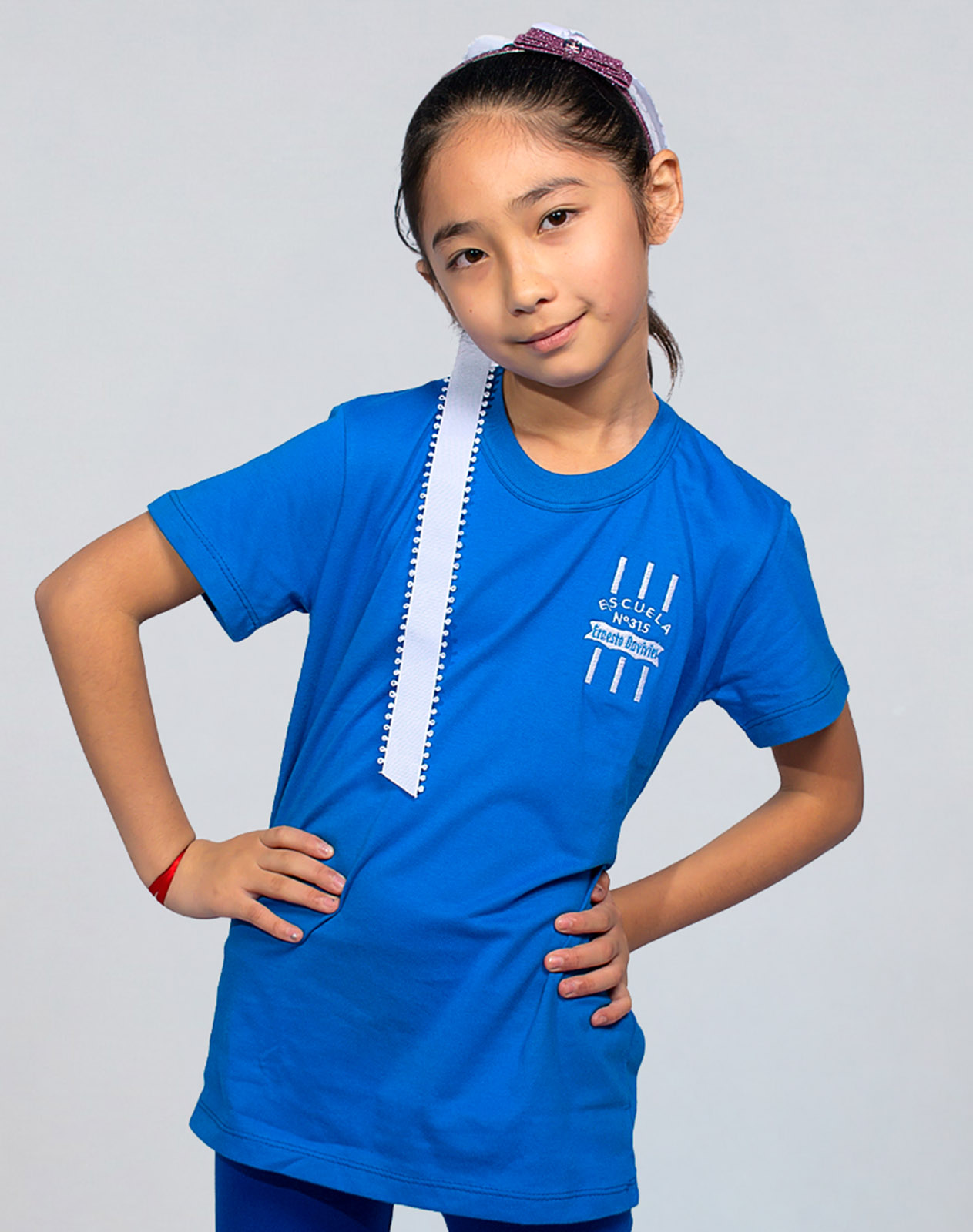 Remera Manga Corta Escuela N° 315 con Bordado Institucional
