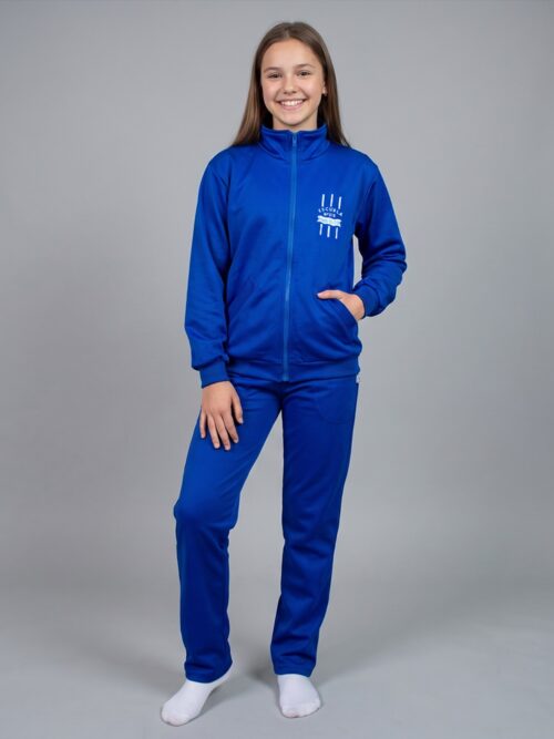 Campera de Abrigo con Frisa Escuela N° 315 – Azul Francia