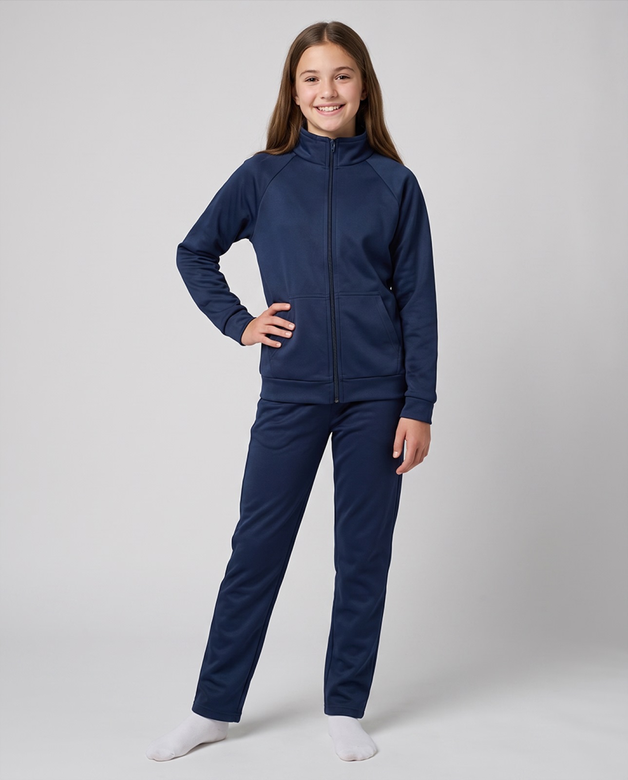 Campera Deportiva de Frisa Liviana Escolar