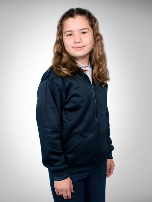 Campera Deportiva de Frisa Liviana Escolar