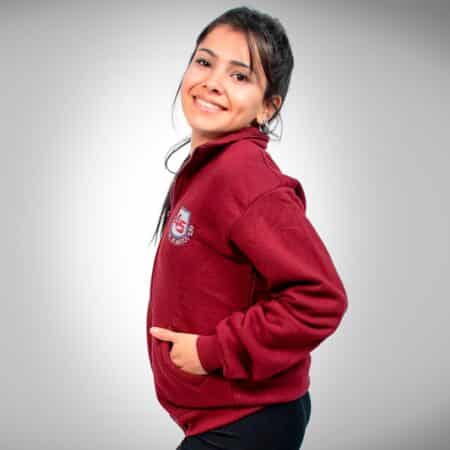 Campera con Frisa Colegio Héroes del Atlántico Sur - EES Nº 45 – Bordo