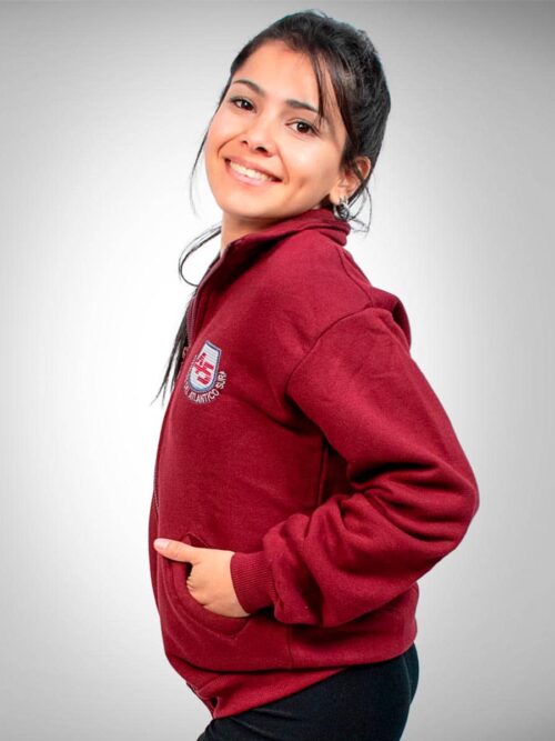 Campera con Frisa Colegio Héroes del Atlántico Sur - EES Nº 45 – Bordo