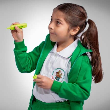 Campera de Abrigo con Frisa Jardín Las Ardillitas – Verde Benetton