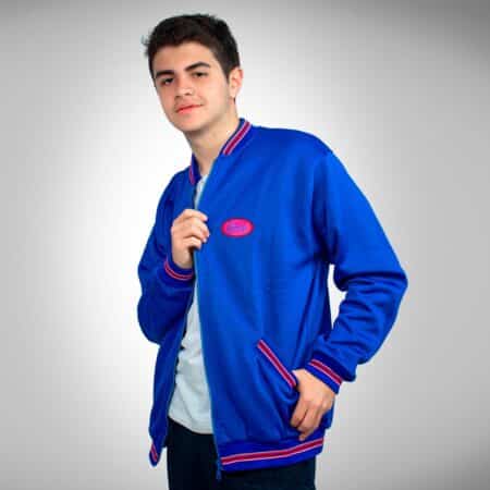 Campera de Abrigo con Frisa Instituto Estrada – Azul Francia 