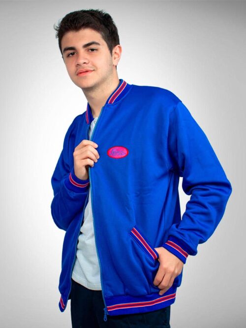 Campera de Abrigo con Frisa Instituto Estrada – Azul Francia 