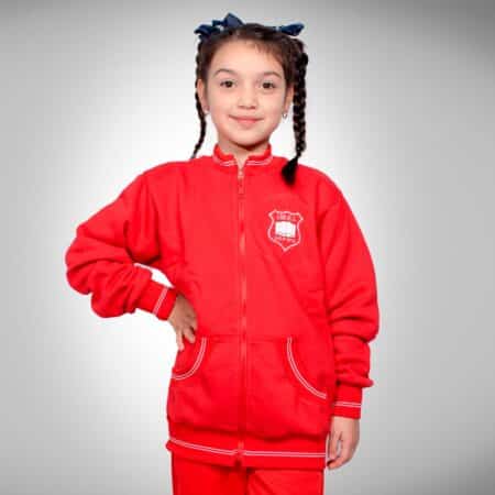 Campera de Abrigo con Frisa Instituto IMEI – Rojo