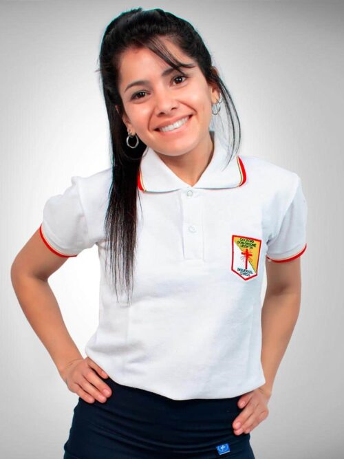 Chomba Manga Corta Colegio Don Orione con Bordado Oficial