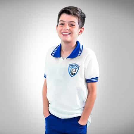 Chomba Manga Corta Instituto Emilio Lamarca con Bordado Oficial