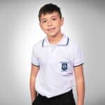 Chomba Manga Corta Colegio María Auxiliadora con Bordado Oficial