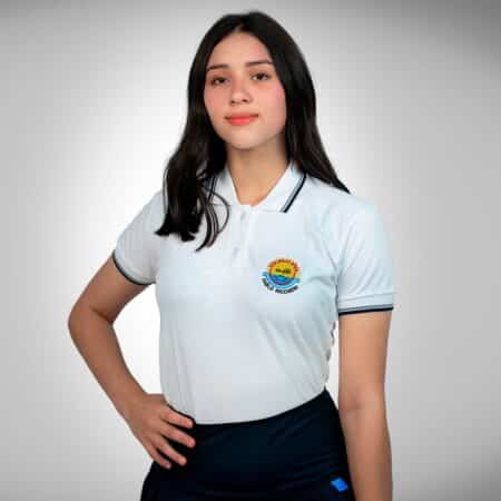 Chomba Escuela Ricchieri Manga Corta con Bordado