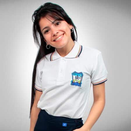 Chomba Colegio San José Obrero Manga Corta con Bordado