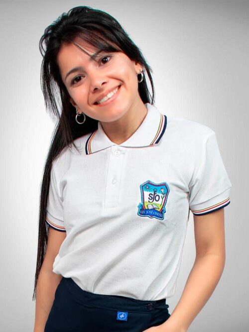 Chomba Colegio San José Obrero Manga Corta con Bordado