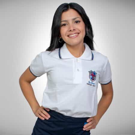 Chomba Manga Corta Colegio Don Bosco con Bordado Oficial