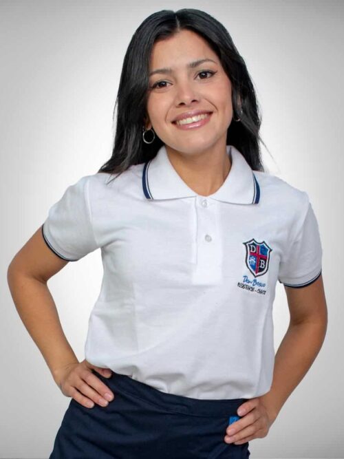 Chomba Manga Corta Colegio Don Bosco con Bordado Oficial