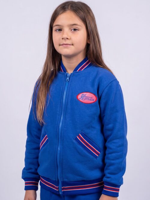 Campera de Abrigo con Frisa Instituto Estrada – Azul Francia
