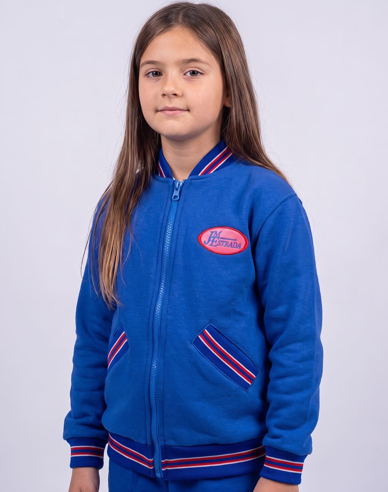 Campera de Abrigo con Frisa Instituto Estrada – Azul Francia