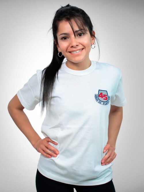 Remera Manga Corta ENS N° 45 con Bordado Institucional