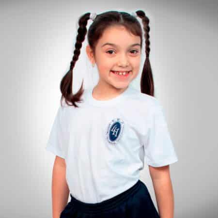 Remera EEP N° 41 Manga Corta con Bordado Institucional