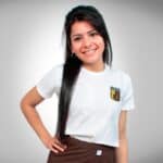 Remera Manga Corta Colegio San Roque con Bordado Oficial