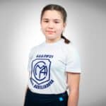 Remera Manga Corta Colegio María Auxiliadora con Estampa Oficial