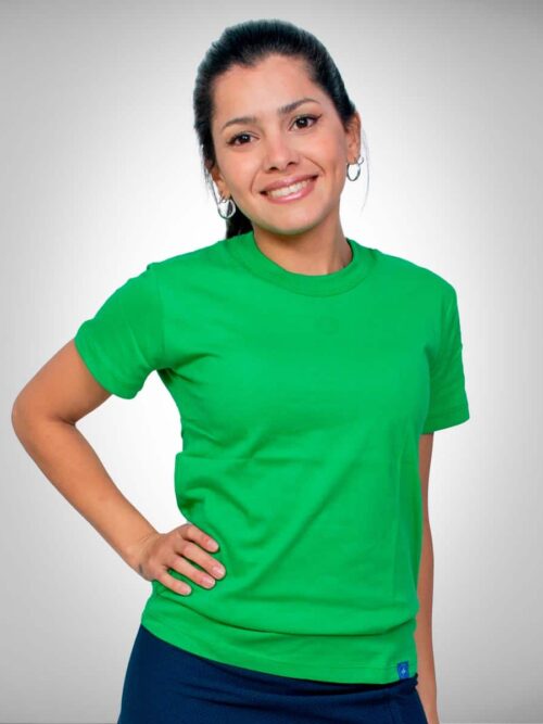 Remera Lisa de Algodón Manga Corta Varios Colores