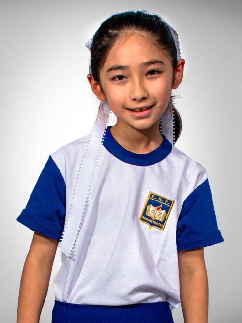 Remera Manga Corta Escuela N° 42 con Bordado Institucional