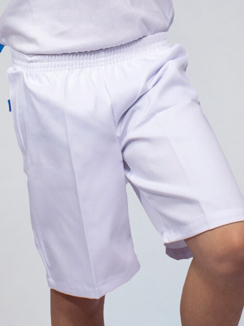 Bermuda Escolar de Gabardina con Cintura Elástica