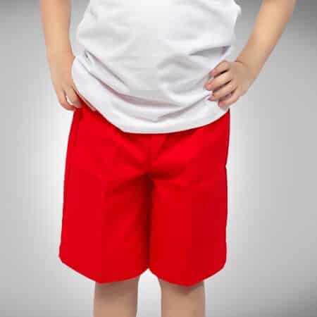 Bermuda Escolar de Gabardina con Cintura Elástica