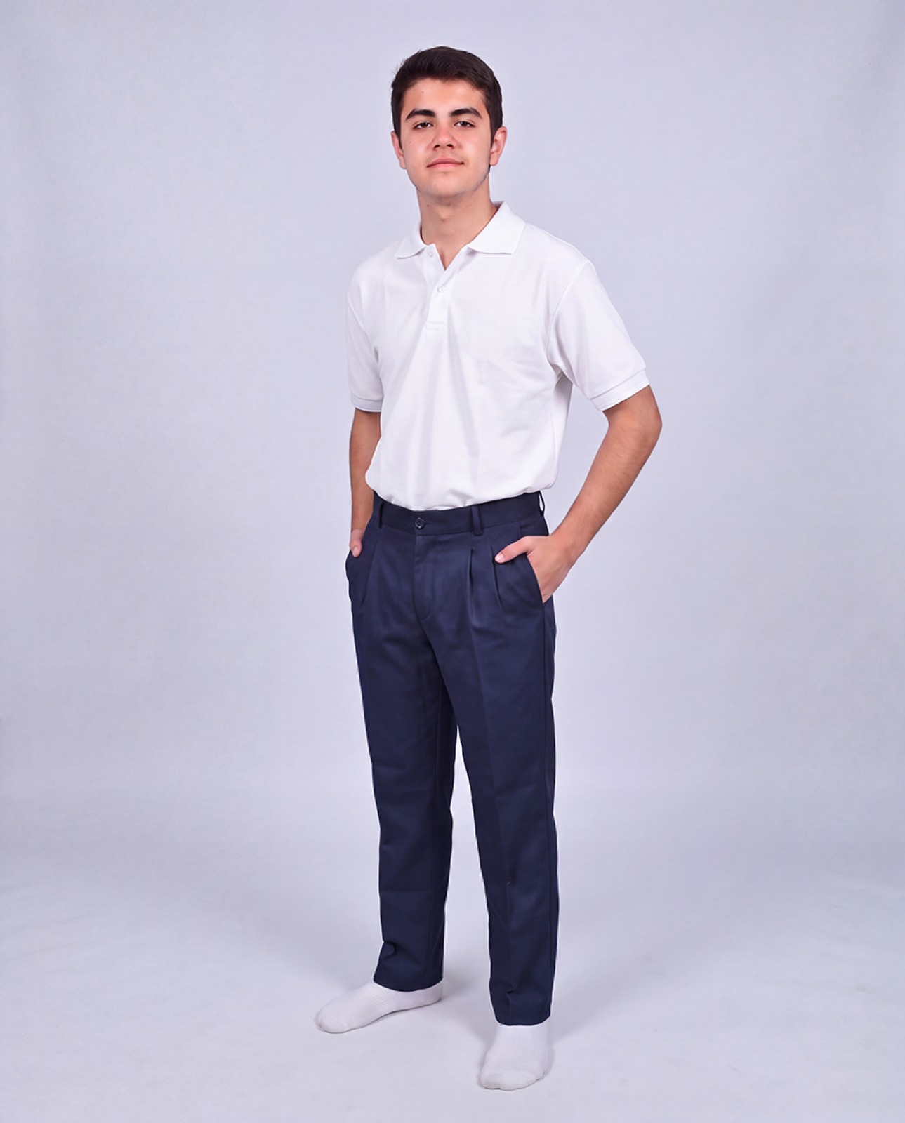Pantalón de Vestir Gabardina para Hombre Escolar