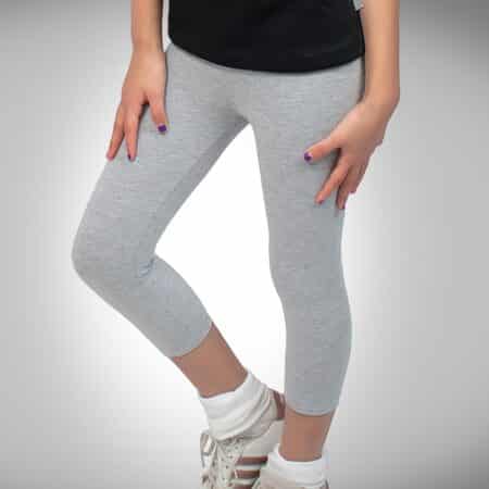 Calza Pescador Escolar Gris Melange – Algodón con Lycra