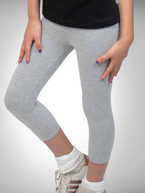 Calza Pescador Escolar Gris Melange – Algodón con Lycra