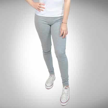 Calza Larga Chupín Escolar Gris Melange – Algodón con Lycra
