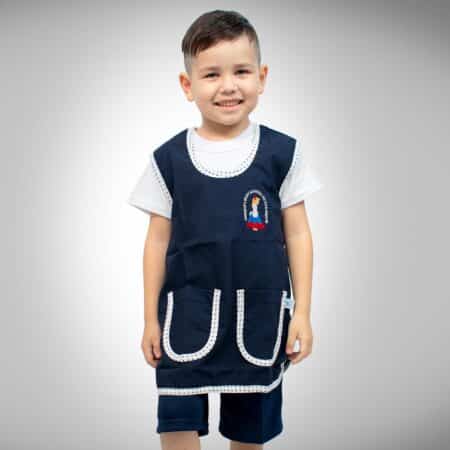Pintorcito Colegio Merceditas Oficial en Tela Arciel con Nombre Bordado