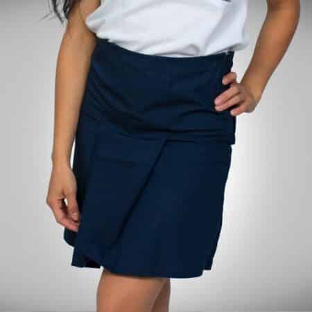 Pollera Colegio María Auxiliadora Azul Marino en Tela Arciel