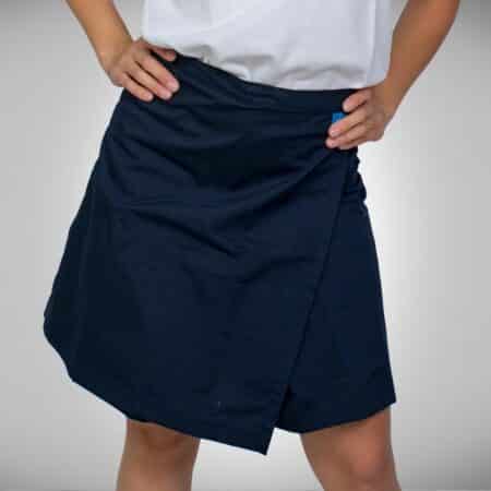 Pollera Pantalón Escolar Azul Marino en Tela Arciel