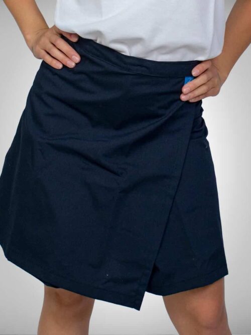 Pollera Pantalón Escolar Azul Marino en Tela Arciel