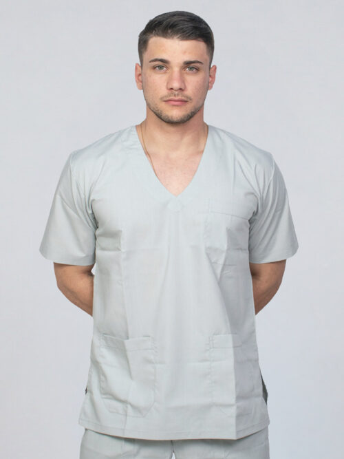 Chaqueta de Ambo Blanco Unisex Clásica Cerrada