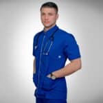 QCA2 CHAQ C BROCHE HOMBRE CUELLO MAO CELESTE 1