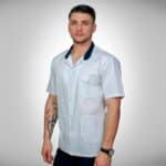 QBA1 CHAQ C BROCHE HOMBRE CUELLO MAO BLANCO 2