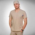 QCF CHAQ UNISEX CUELLO V LILA 1