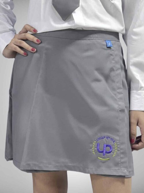 Pollera Short Con Tapa Colegio Up Secundaria