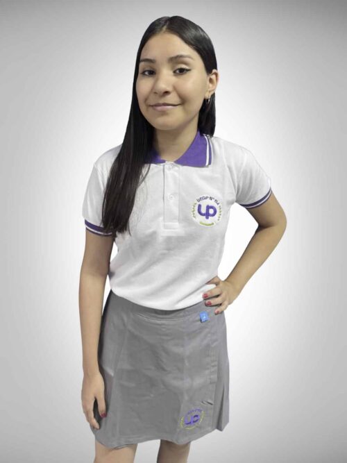 Pollera Short Con Tapa Colegio Up Primaria