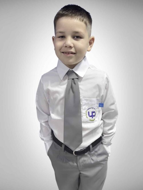 Camisa Escolar Manga Larga Universidad Popular (UP) – Primaria
