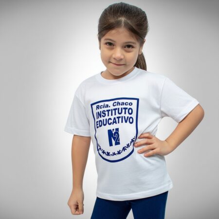 Remera Manga Corta Instituto Educativo Privado Nº2 con Estampa Oficial